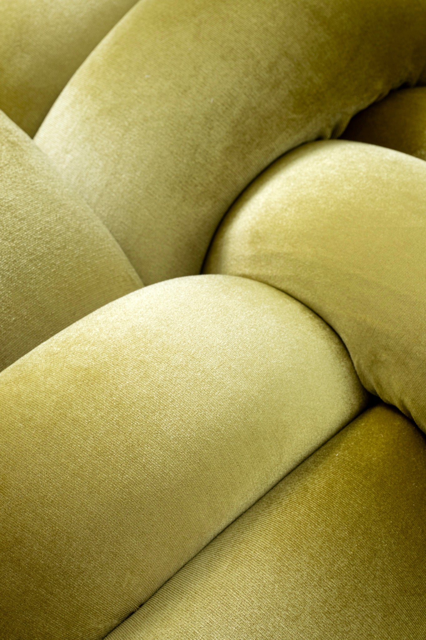 (L) Citron Knot Ottoman