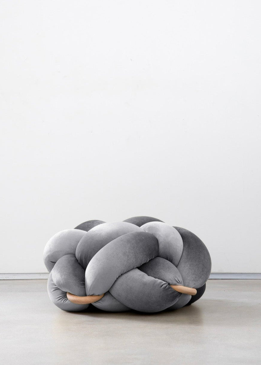 (M) Sterling Silver Knot Ottoman