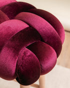 Purple Velvet Bar Knot Stool- 32" High- 2 available